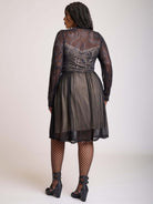 Bat mesh lace dress