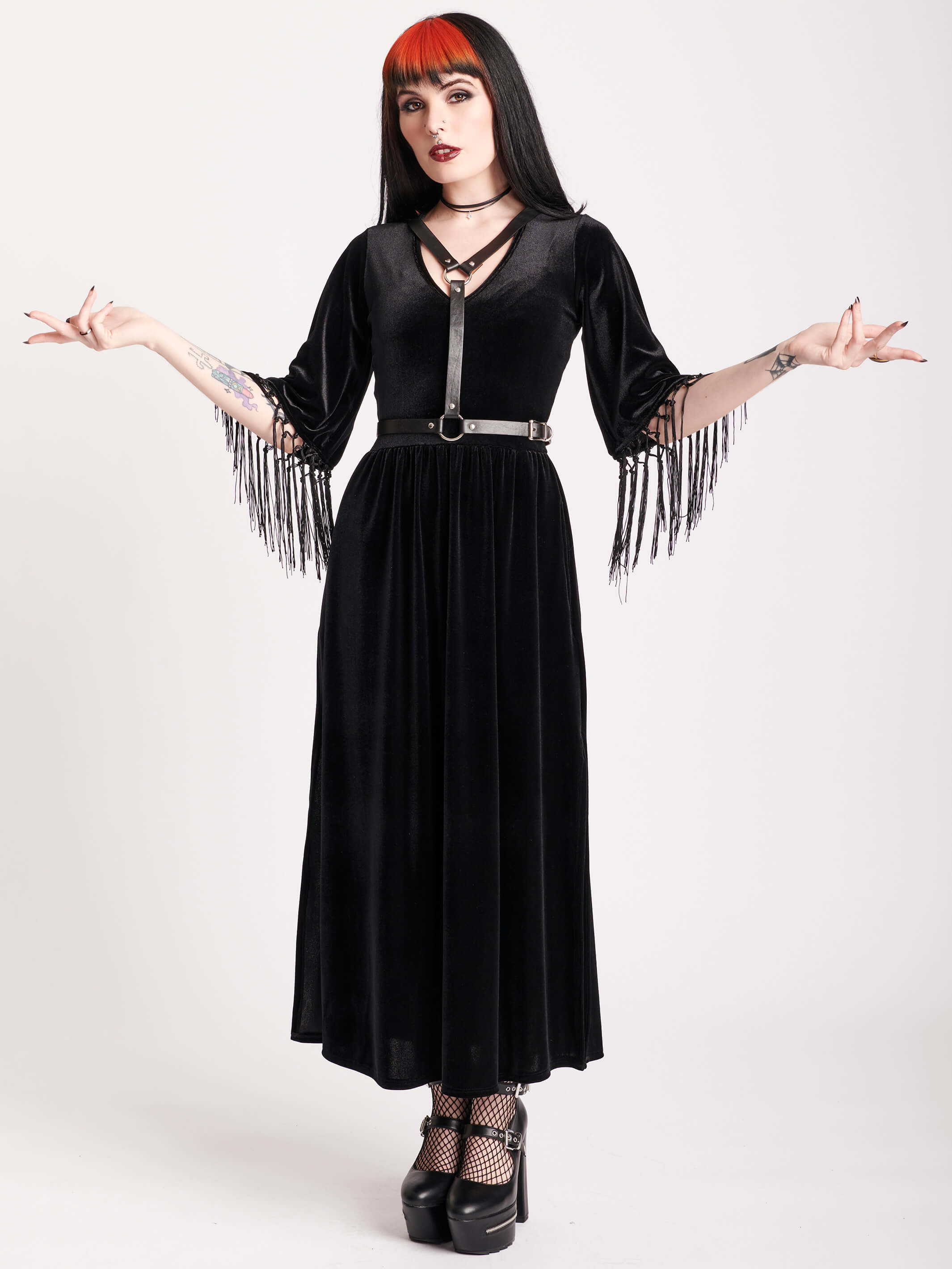 Witchy Plus Size Goth Dresses  Midnight Hour Tagged Gothic Dress