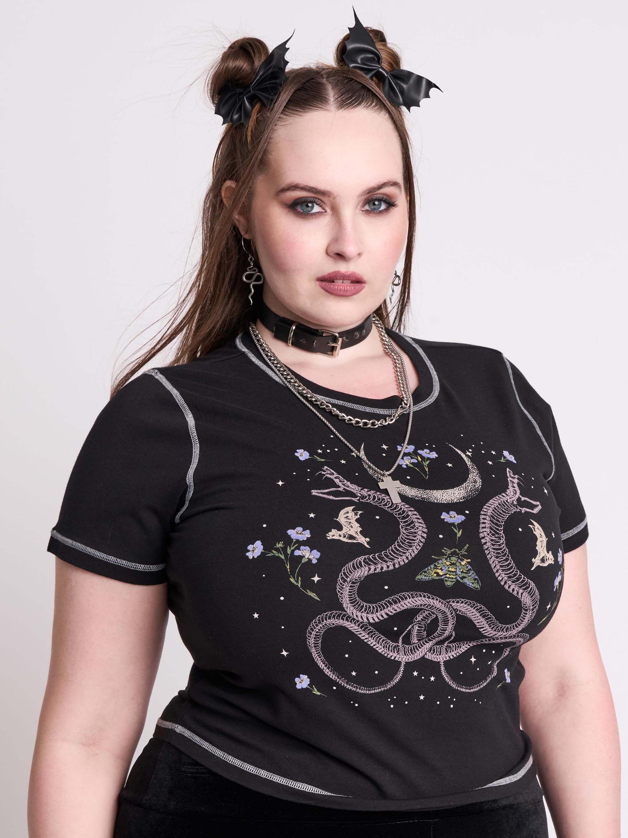 COSMIC SNAKE BABY TEE