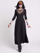 DARK DELIGHTS MAXI DRESS