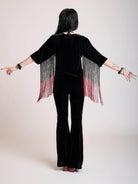 Dipped in Blood Cropped Kimono