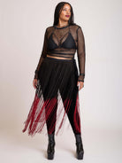 Dipped in Blood Fringe Belt