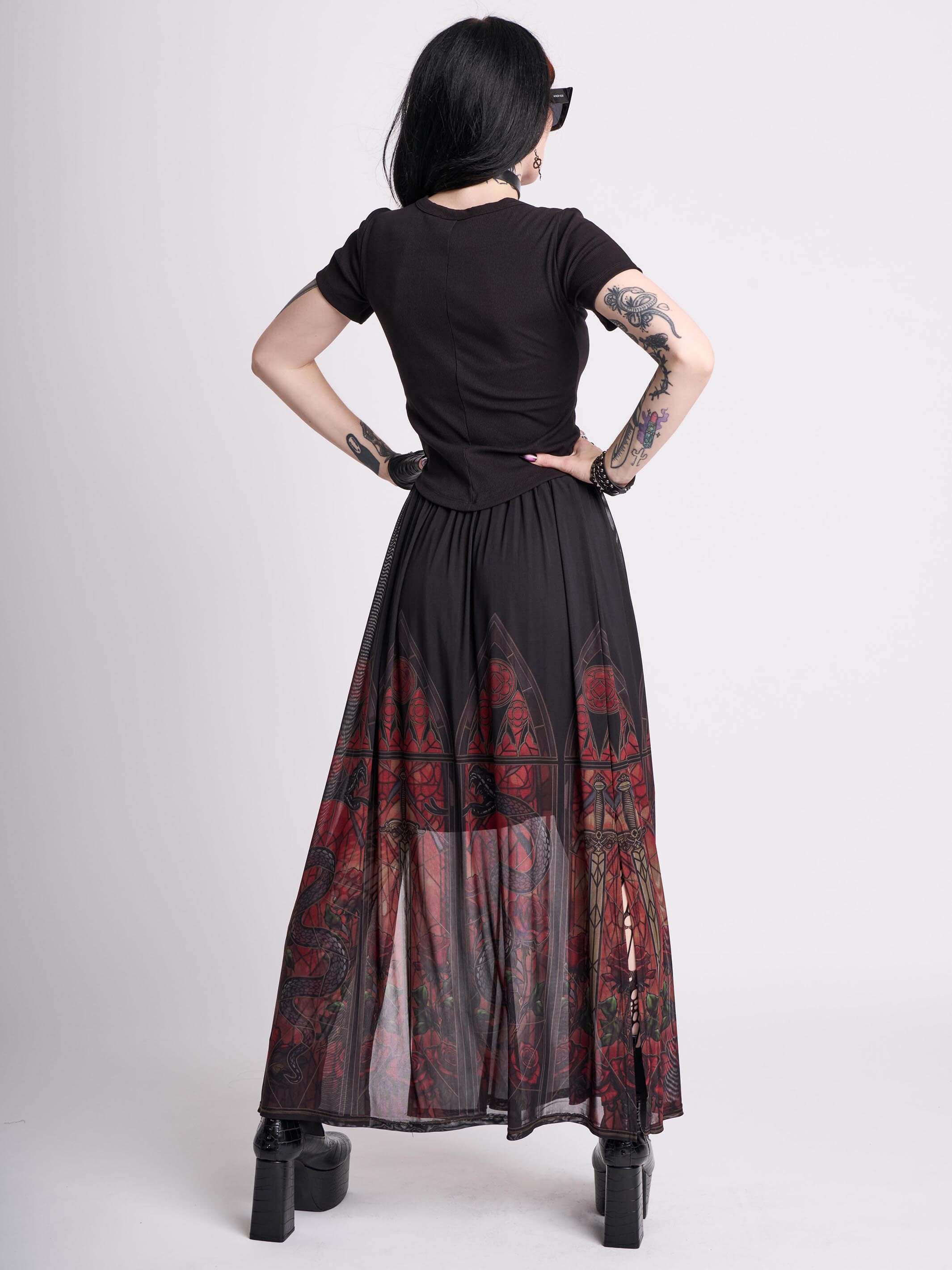 DRAGON'S HOUSE MAXI SKIRT