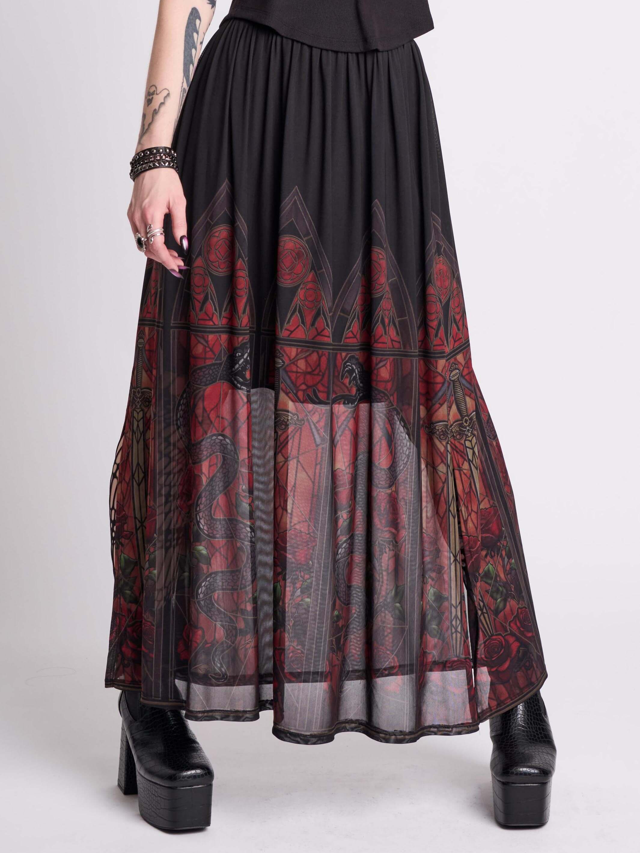 Goth Skirts Gothic Alt Skirts by Midnight Hour Midnight Hour