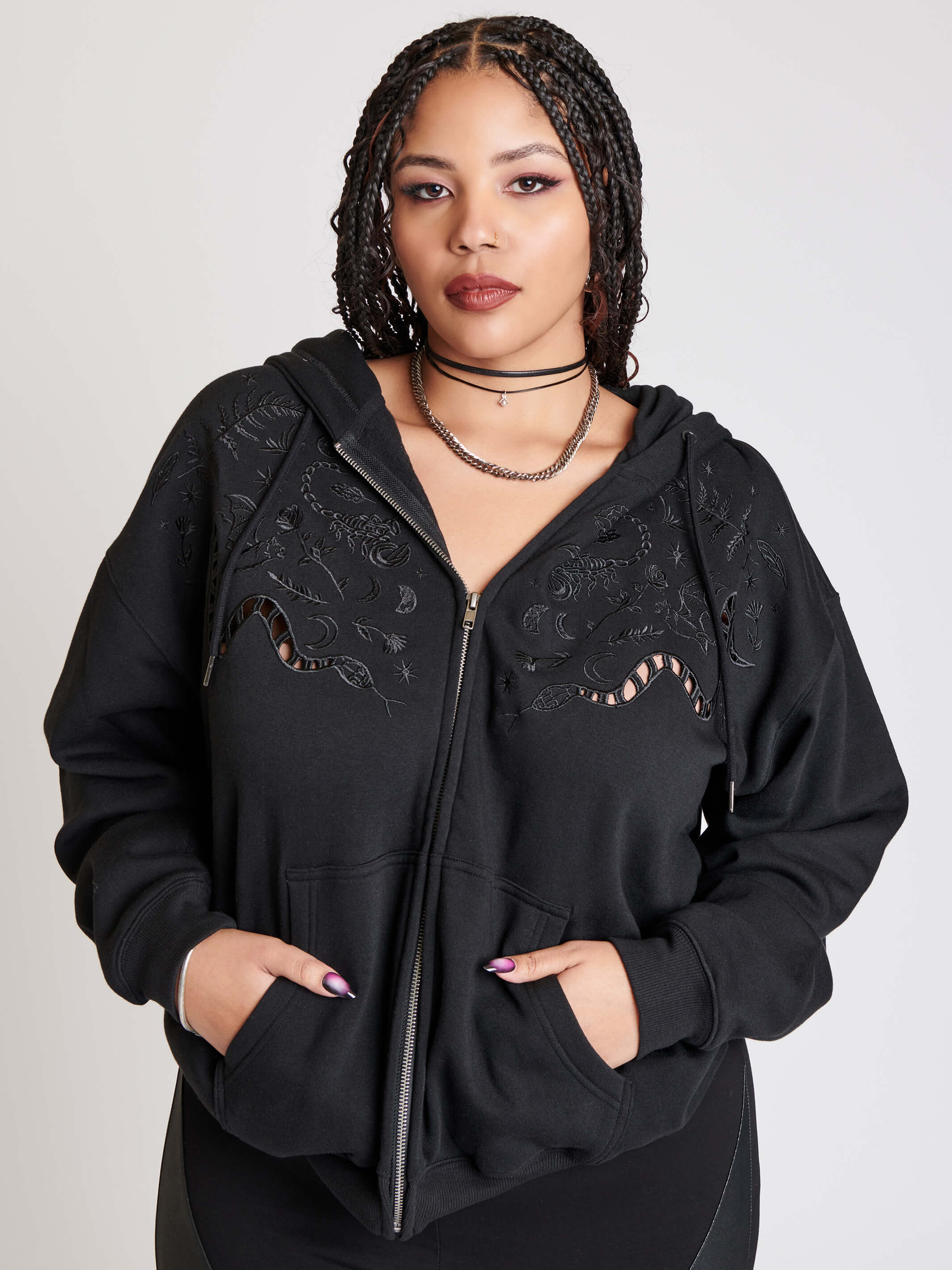 Black zip up hoodie womens plus size shop