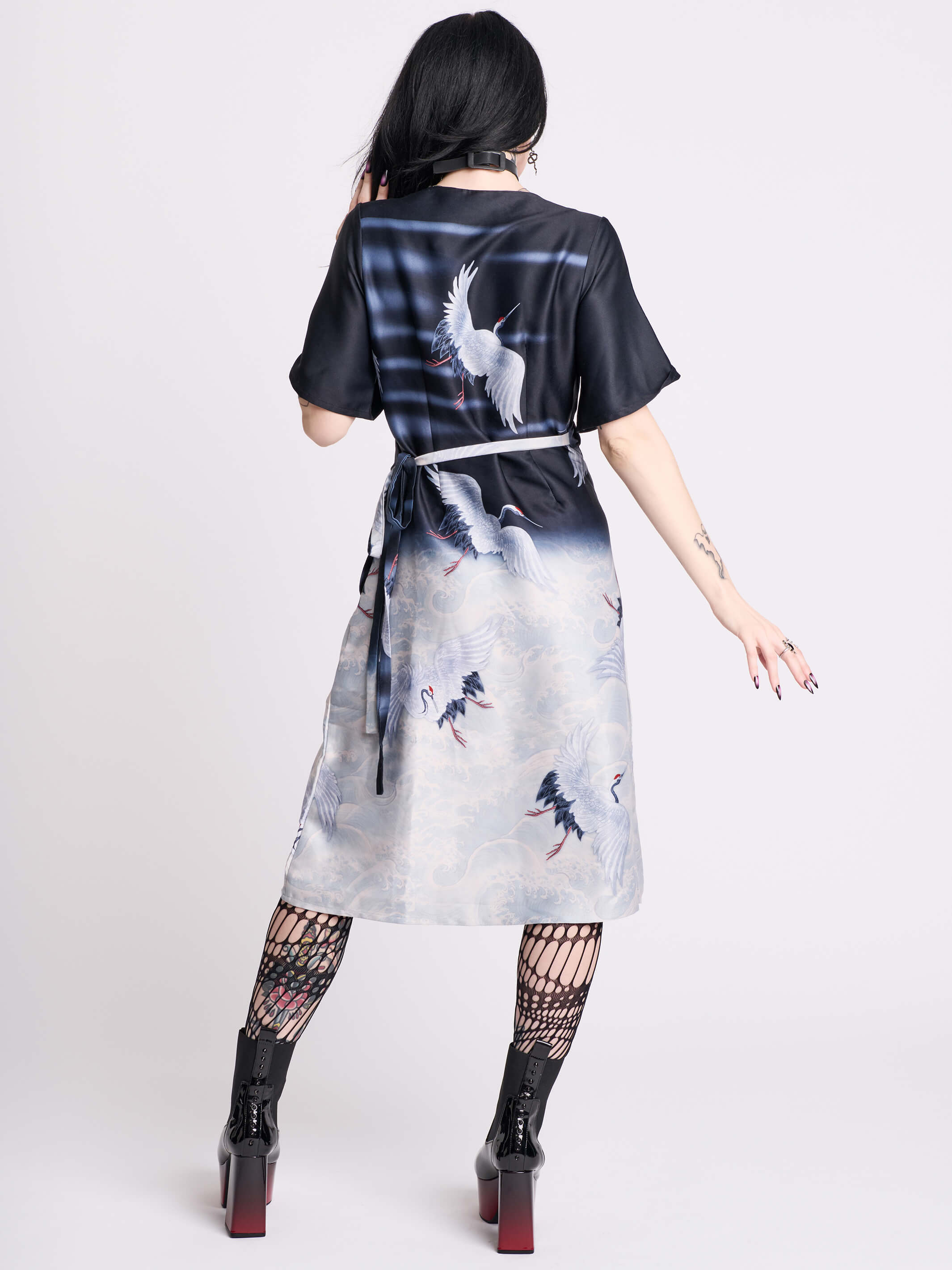 JAPANESE CRANE DRESS