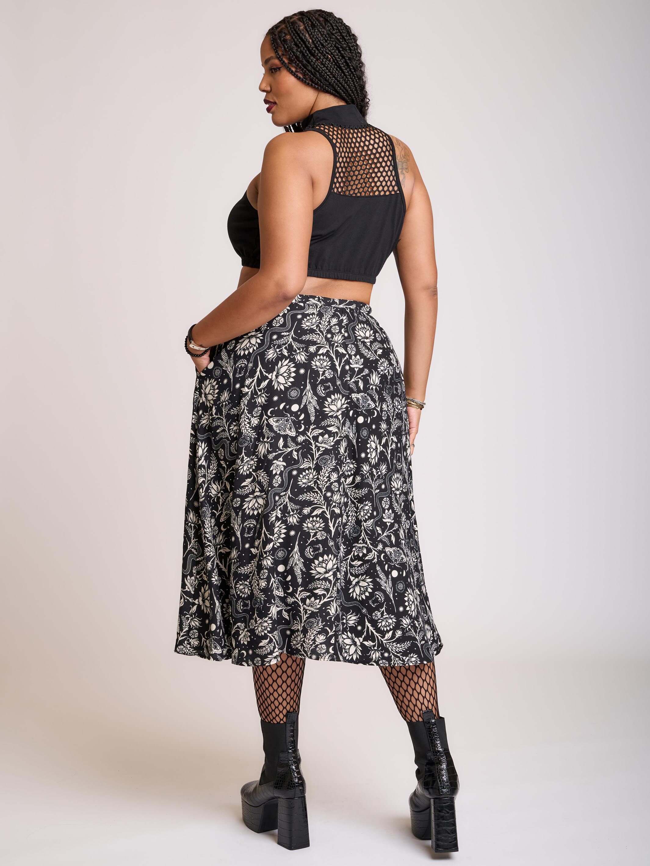 LUNAR GARDEN WITCH MAXI SKIRT