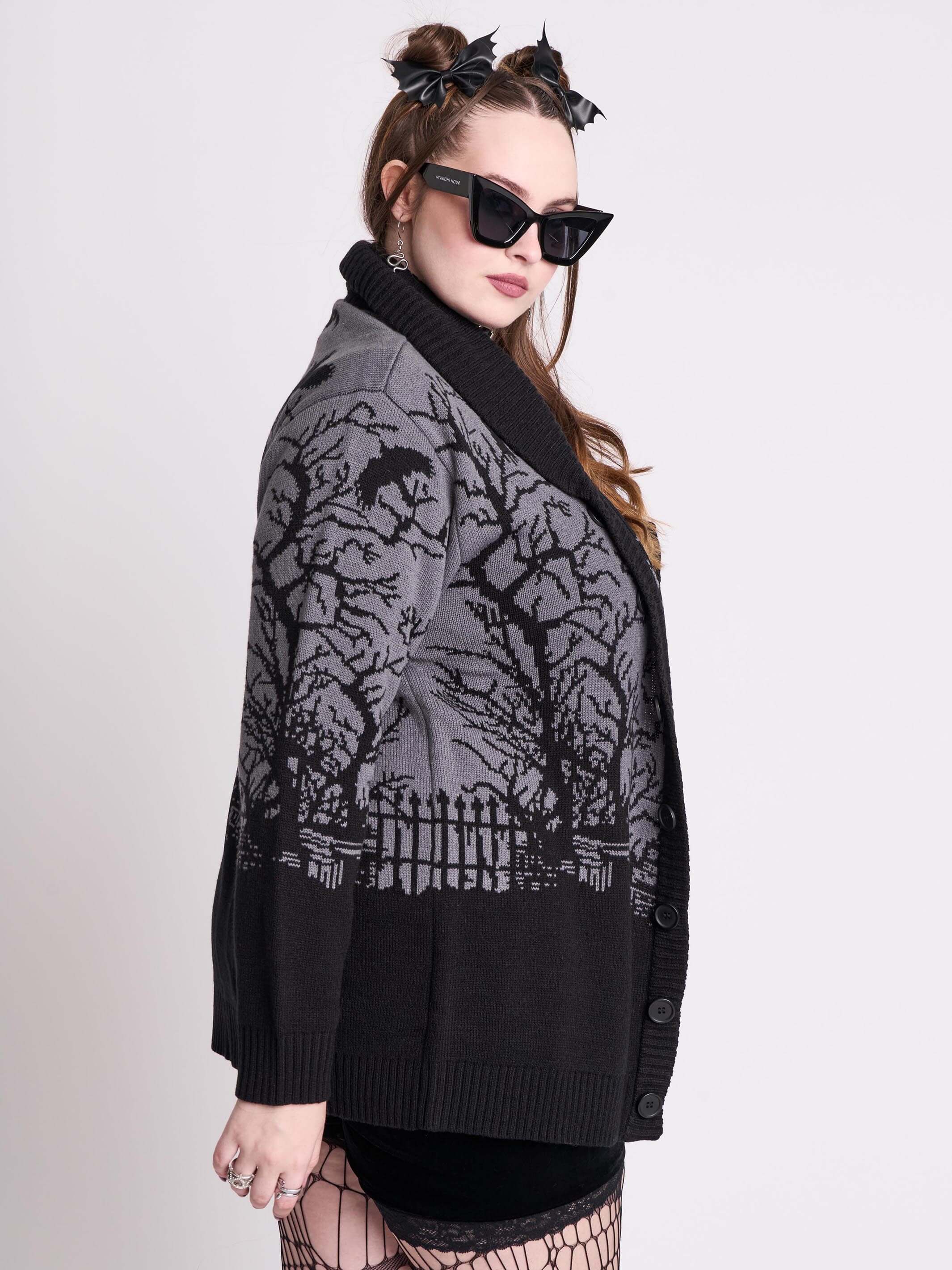 Heaven sale can wait midnight razor cardigan