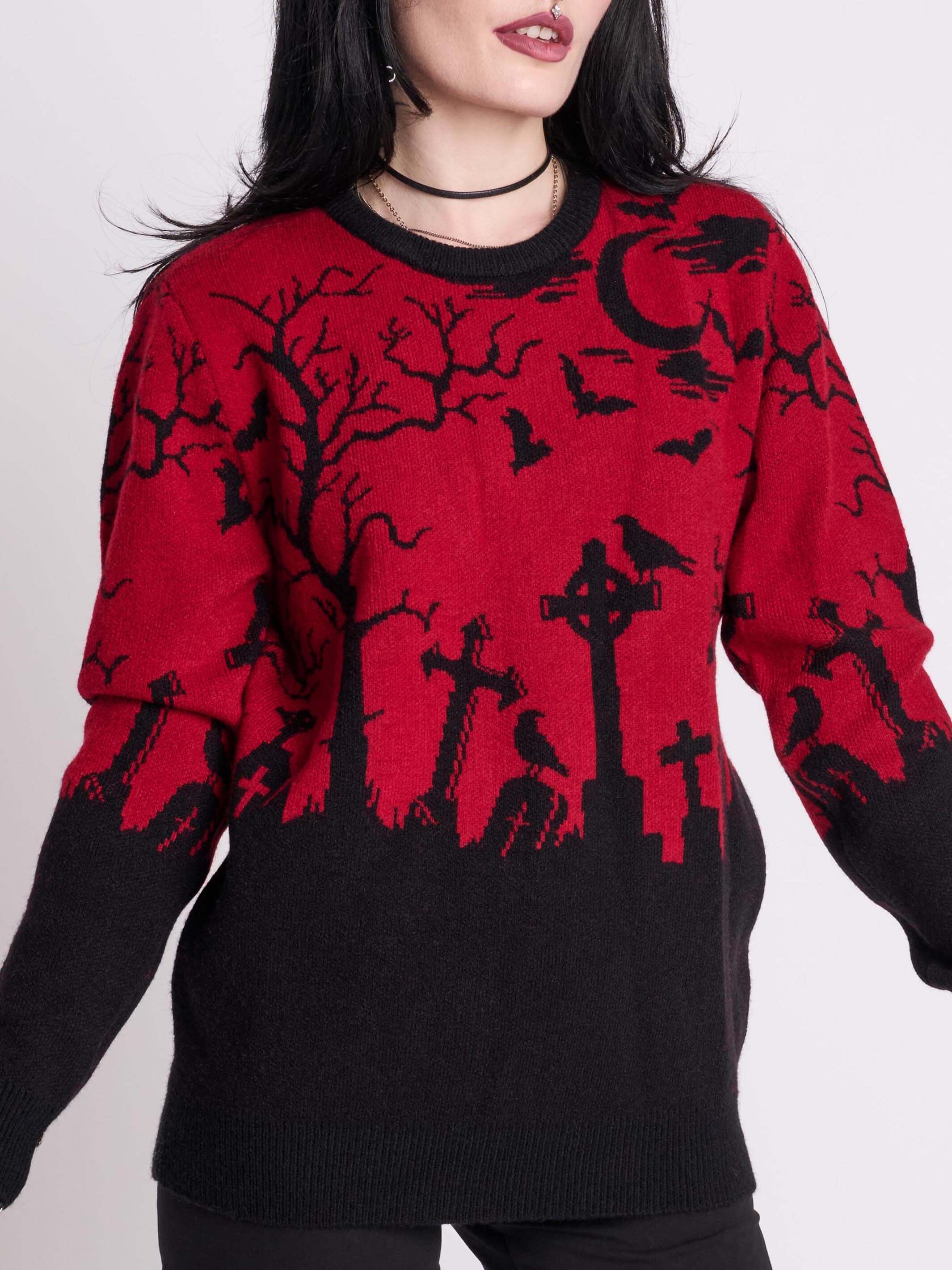 murder of crow SWEATER