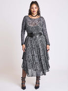 night blossom goth dress