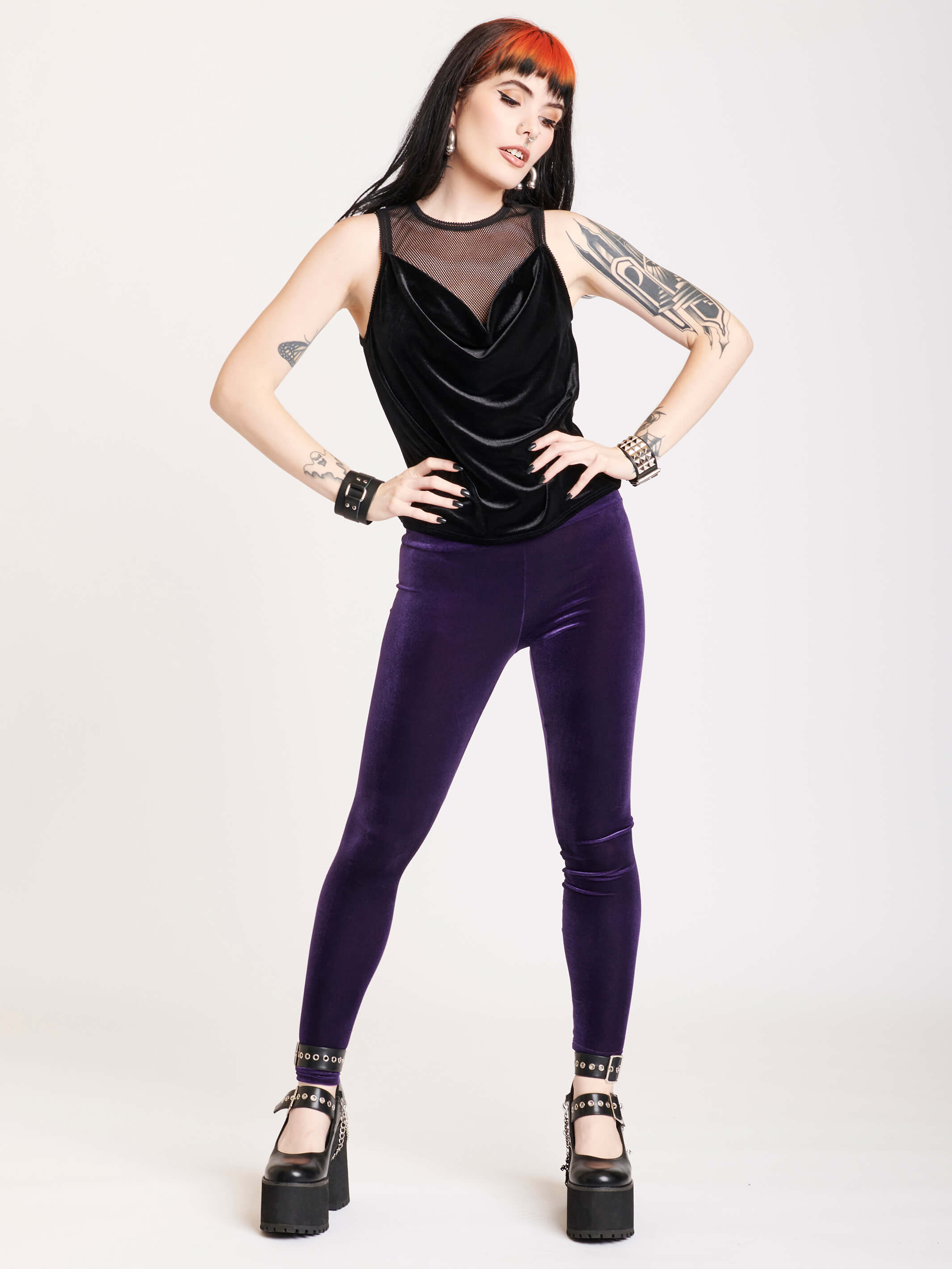 Sinister Series Leggings  Gothic Yoga Pants – Goth Baubles