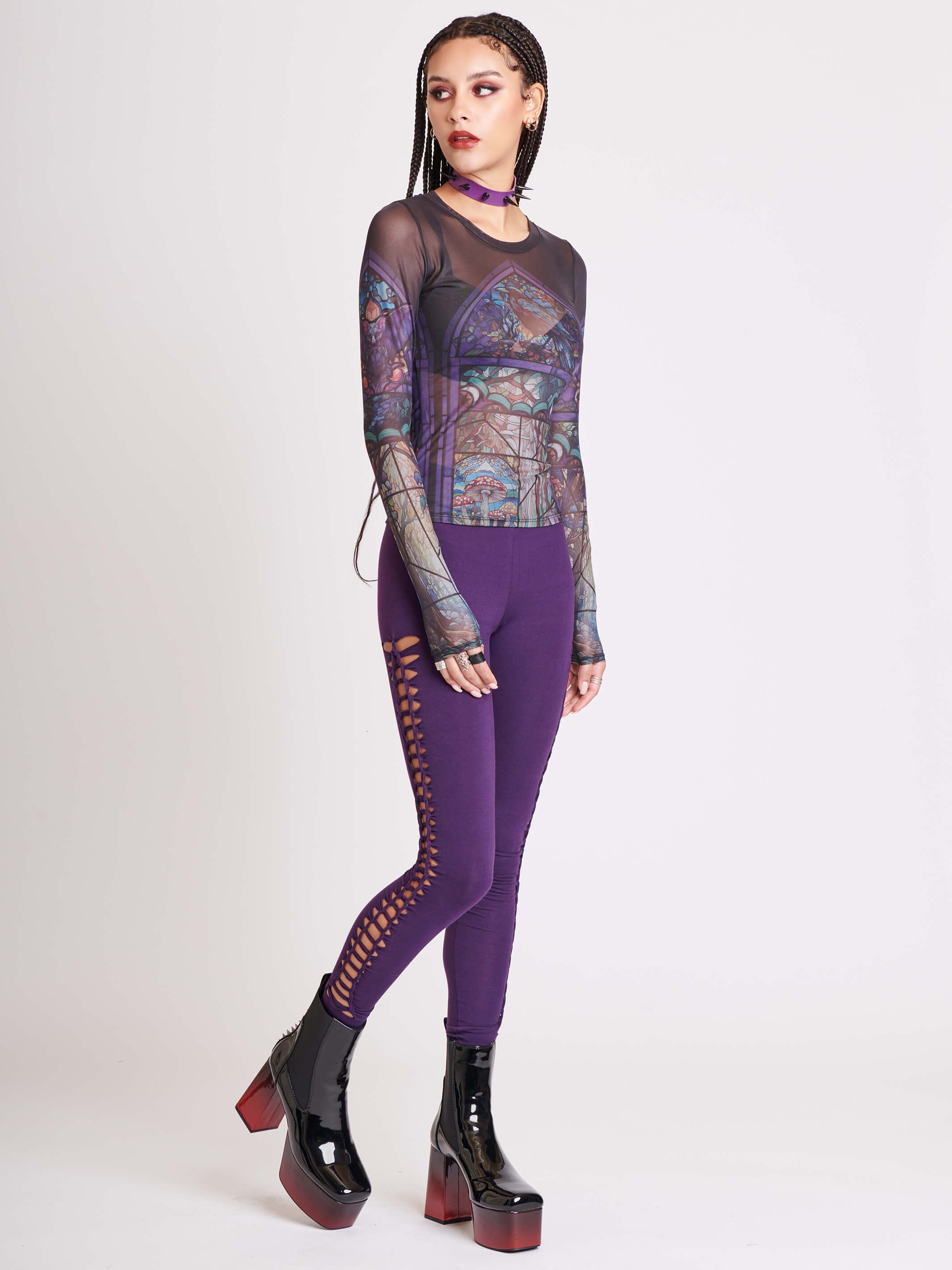 Buy Purple Leggings for Women by Penti Online