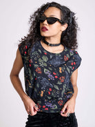 Raven's Garden blouson top