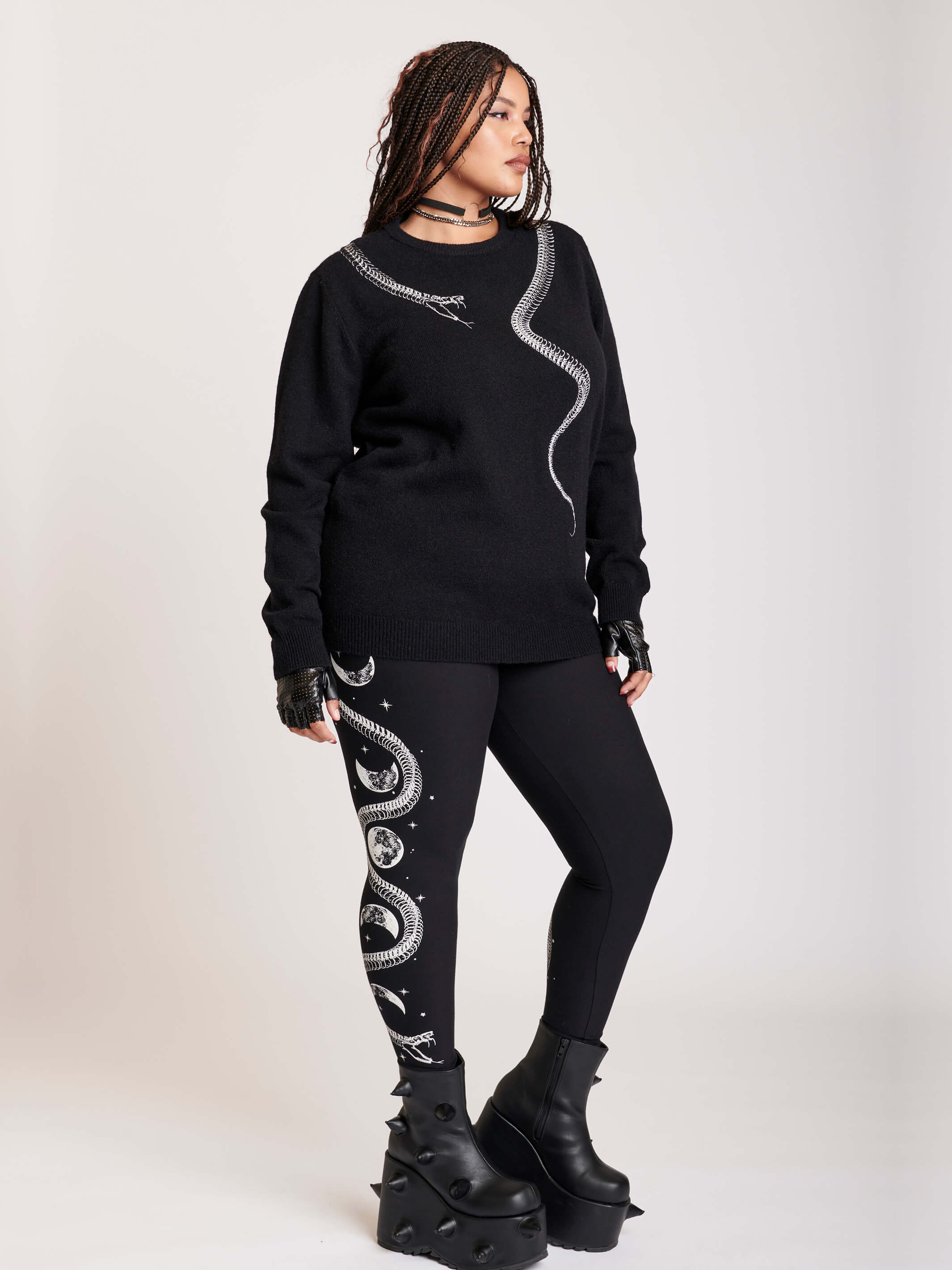 Blackmilk outlet Clothing Soft Snake Women's Leggings