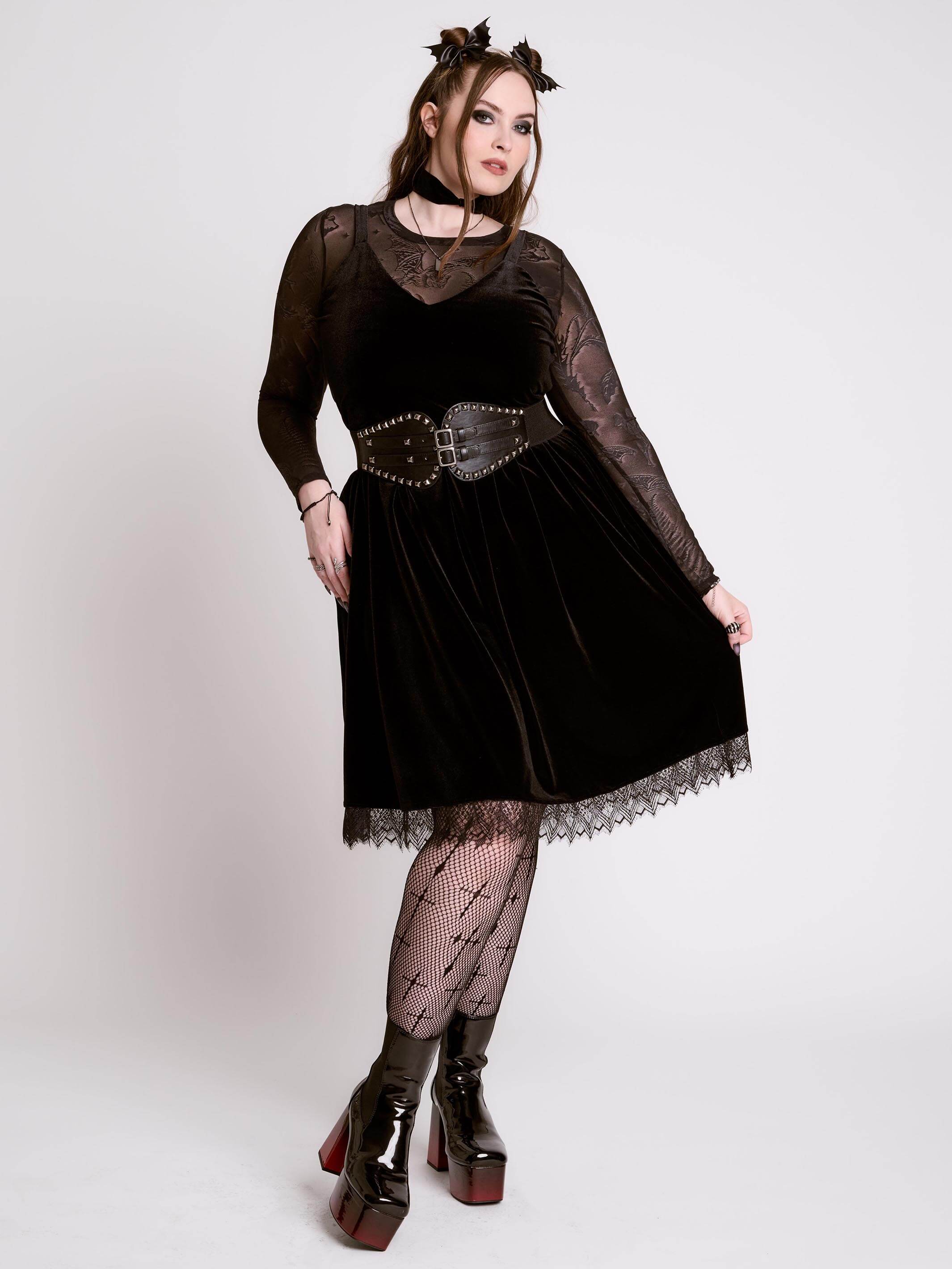 Gothic skirts plus size best sale