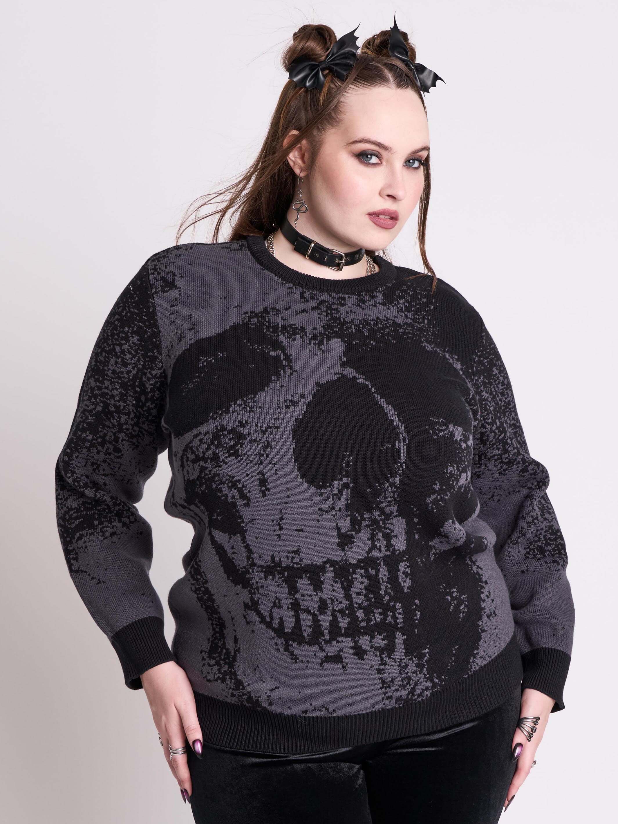 skull sweater