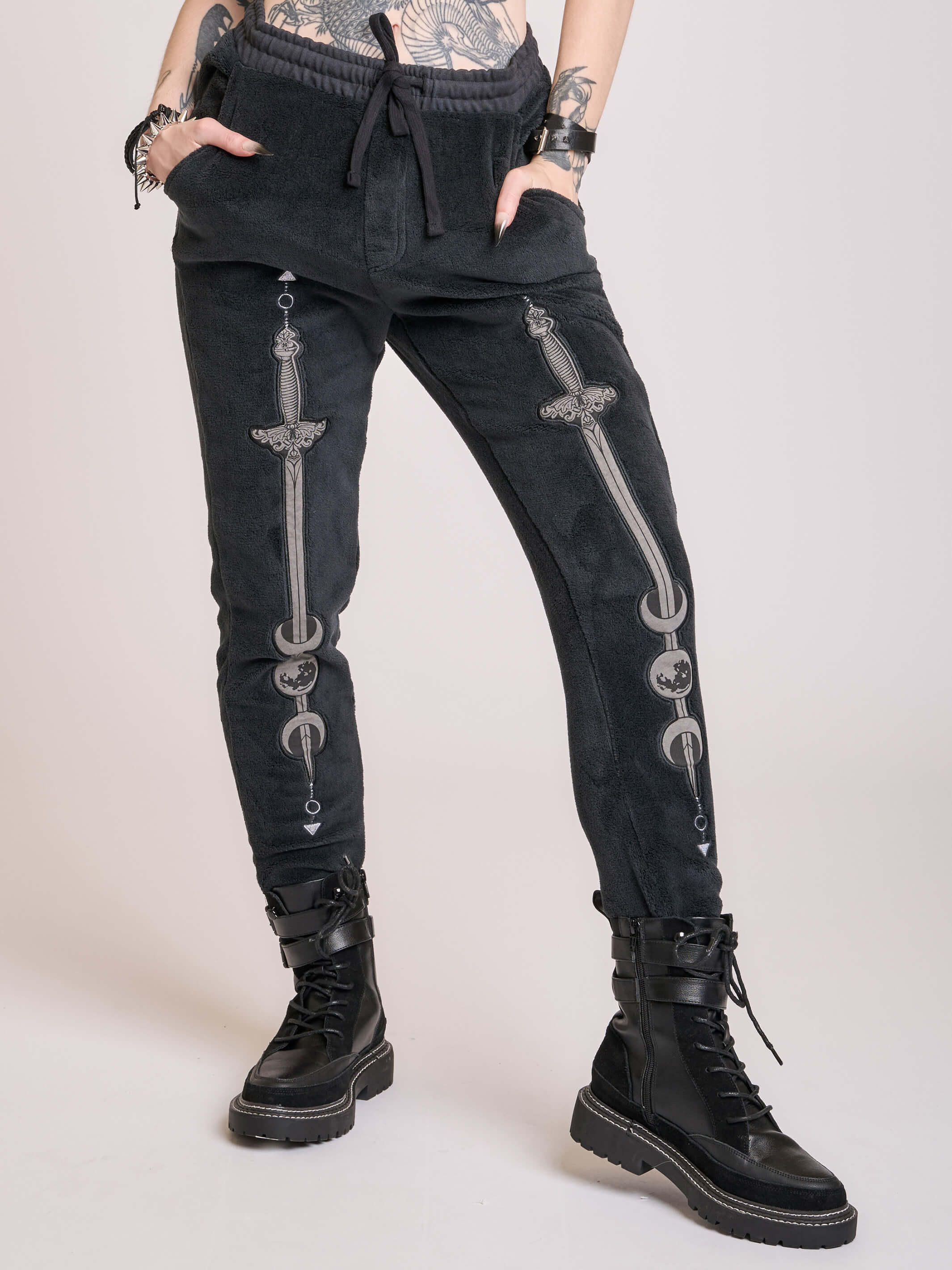 MOON SWORD PLUSH JOGGERS