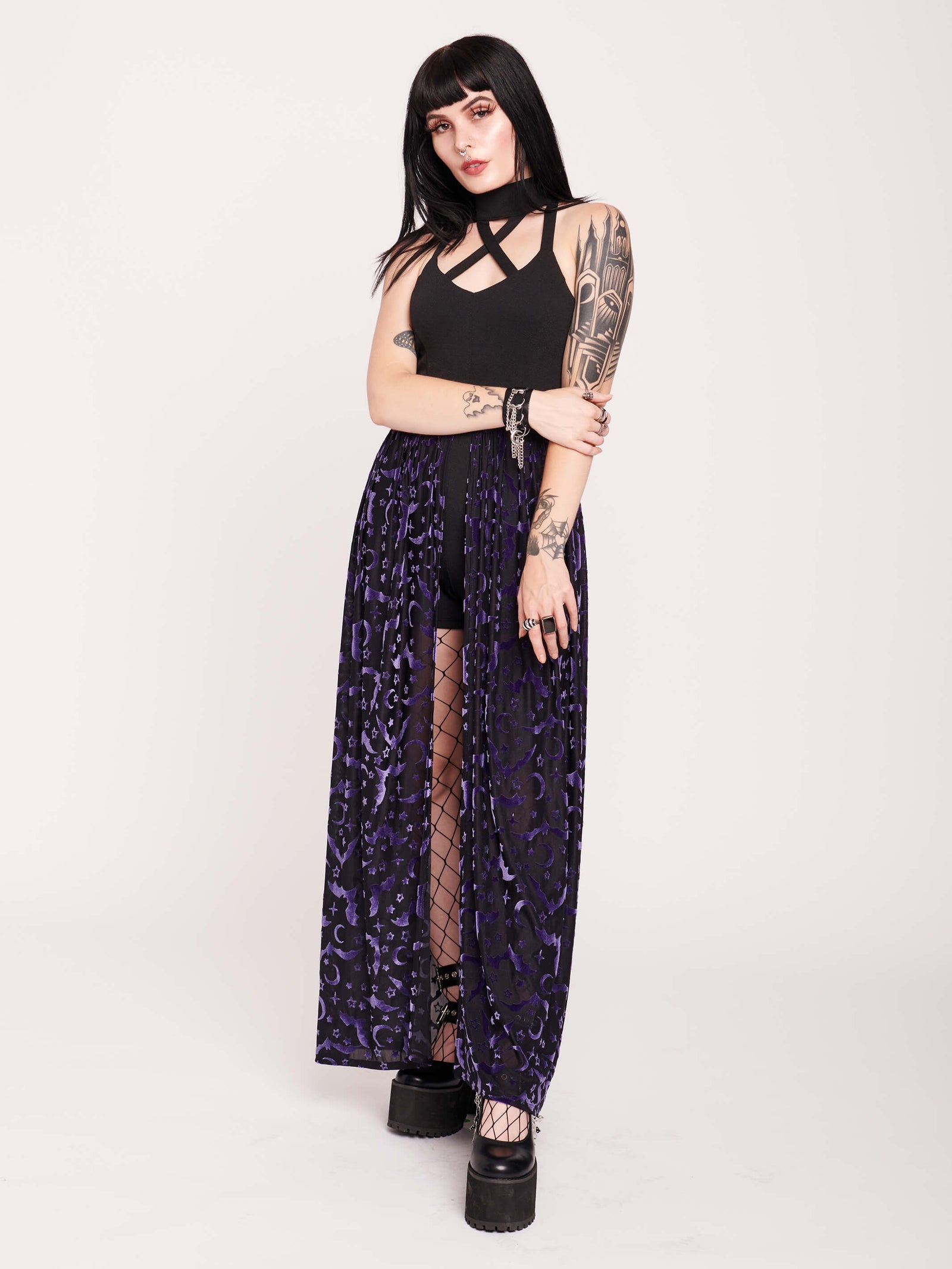 Goth | Cute Designer by Midnight Hour Tagged "Velvet Skirt"