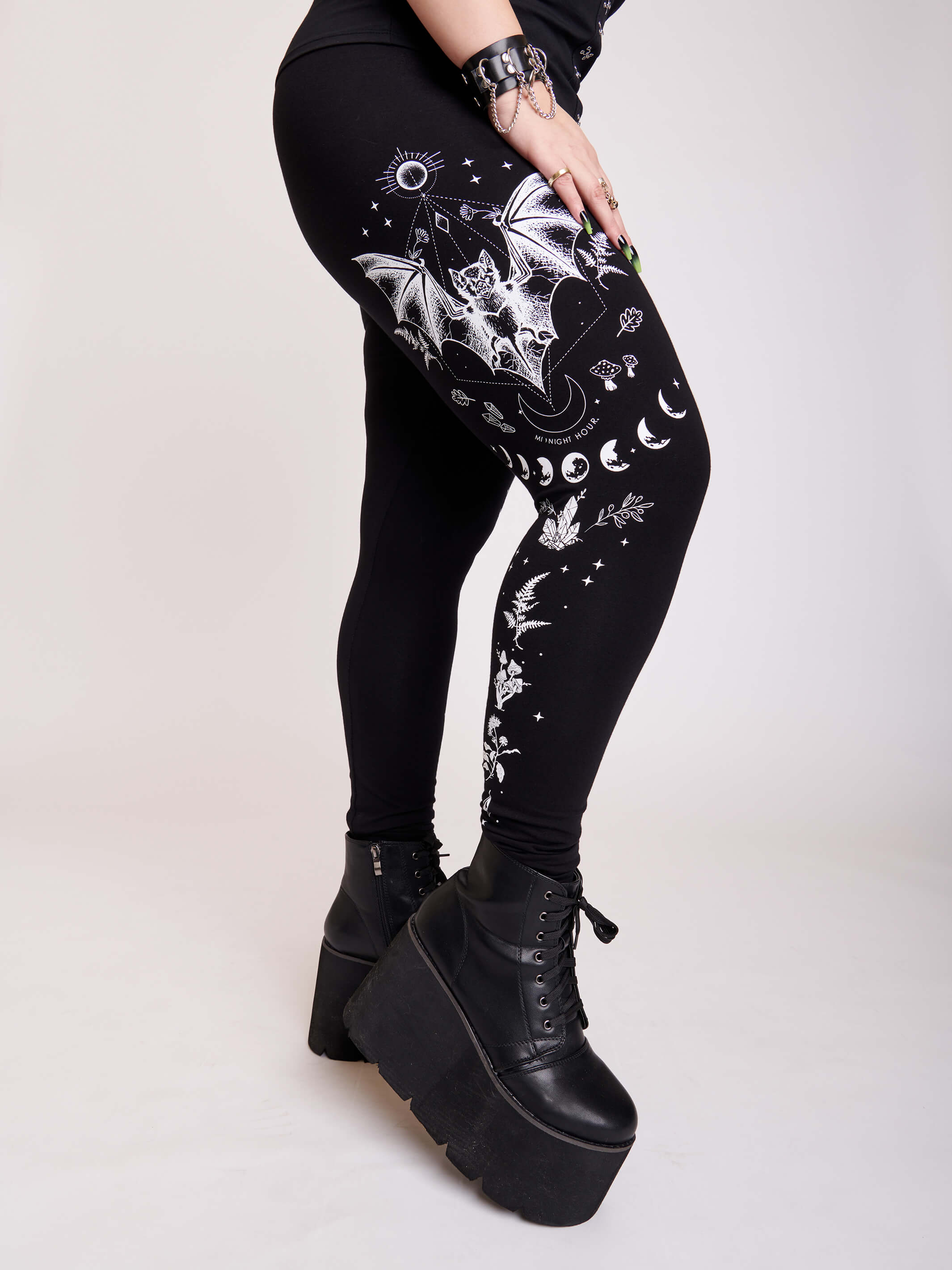 Moon phase yoga pants clearance