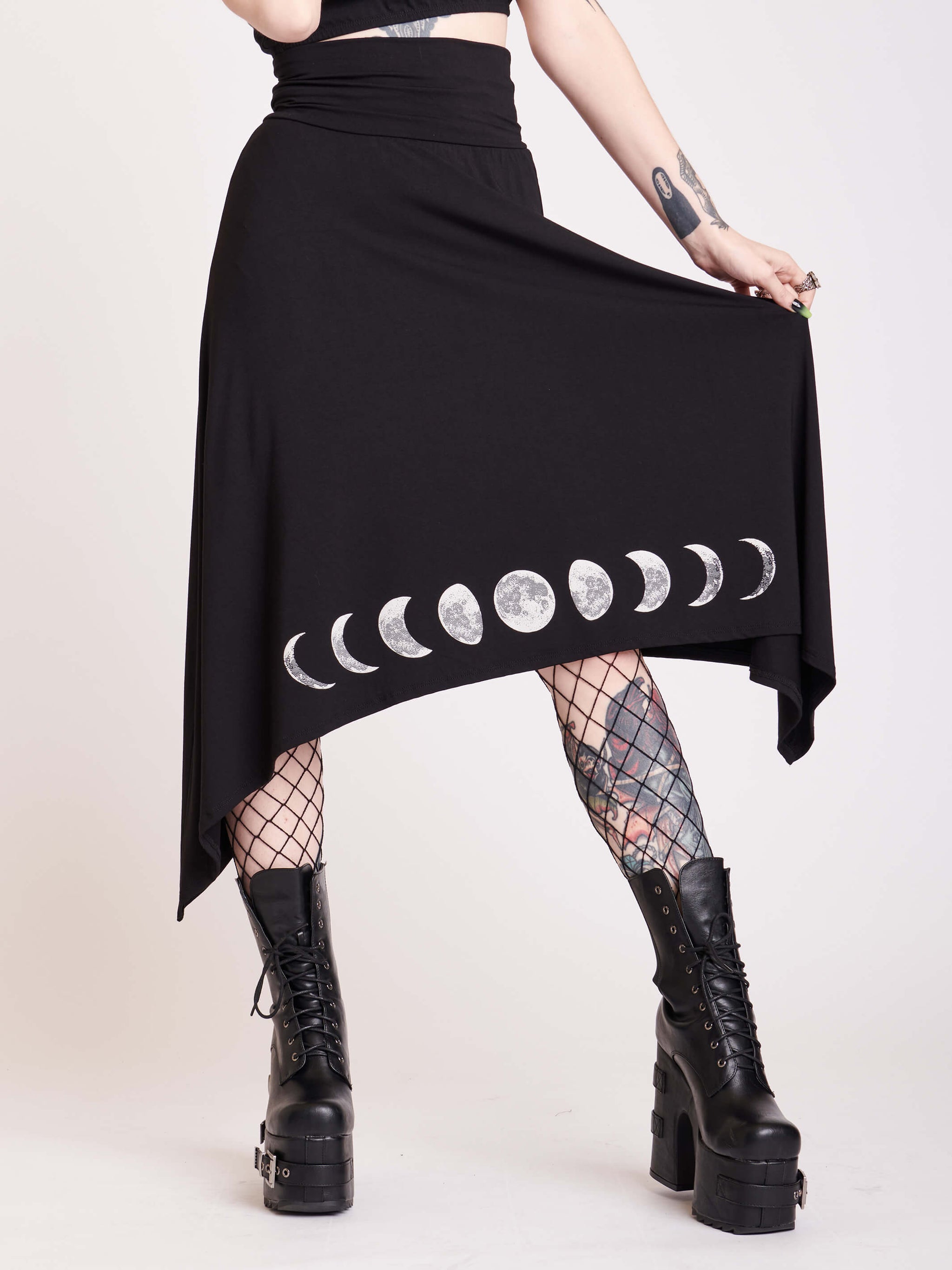 Moon Phase Midi Skirt