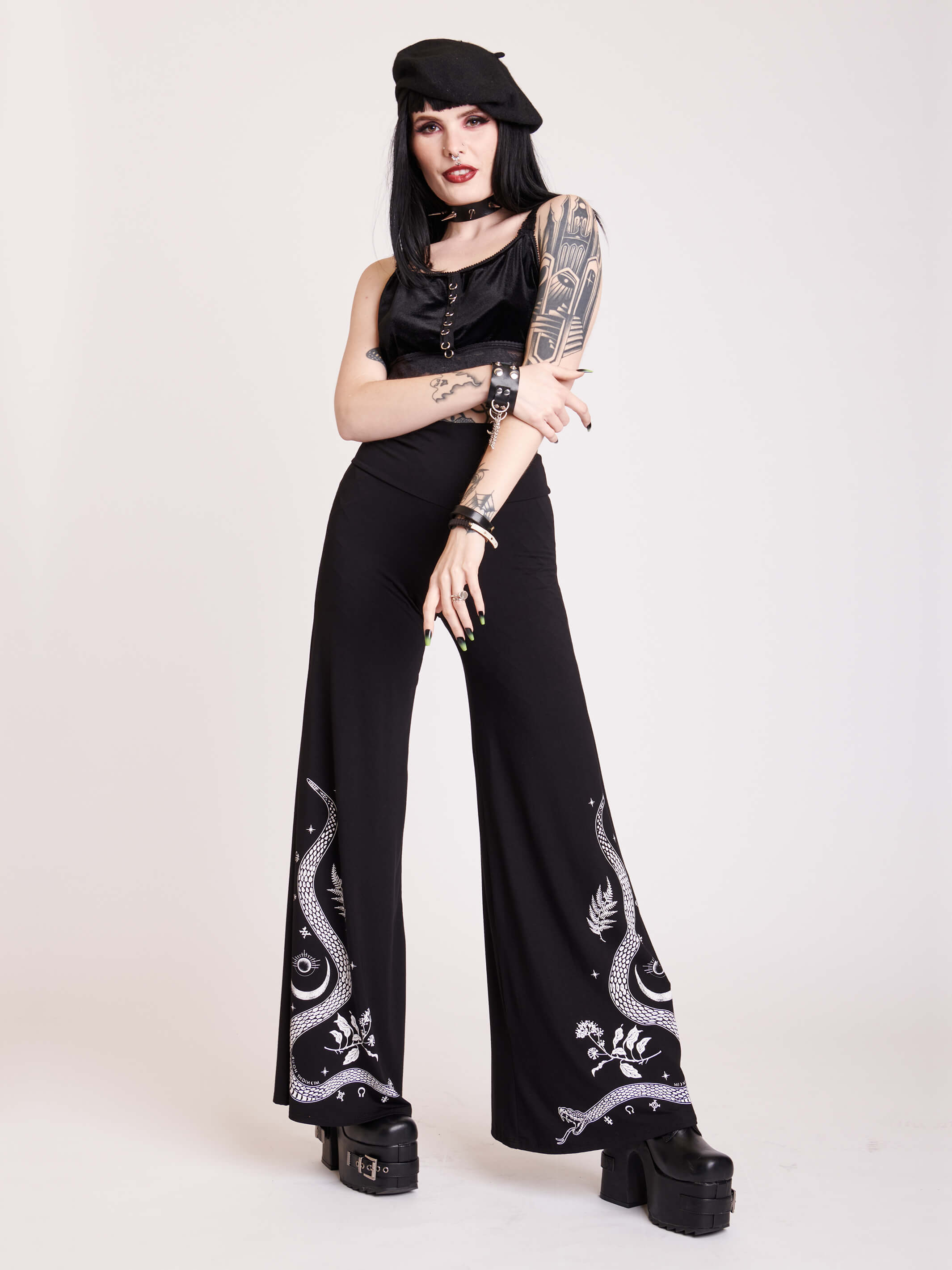 Snake Palazzo Pants